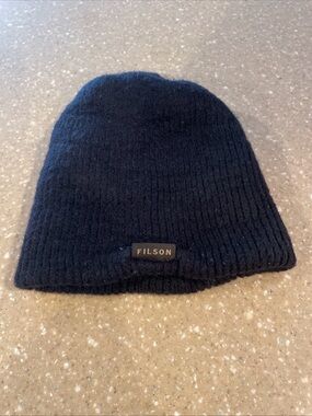 Filson 100% Wool Youth Rib Knit Beanie